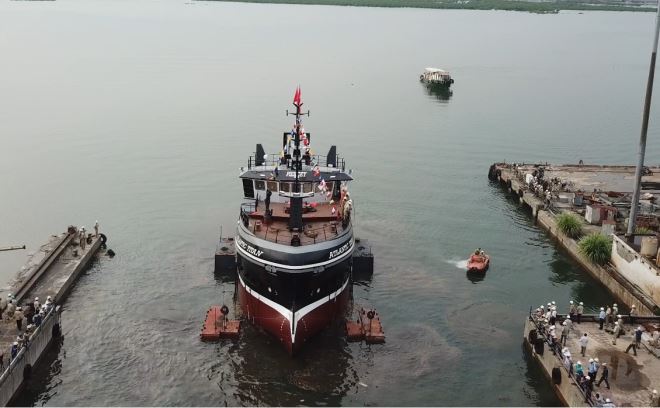 SBA 01 Fishing Trawler “Atlantic Titan” be launched